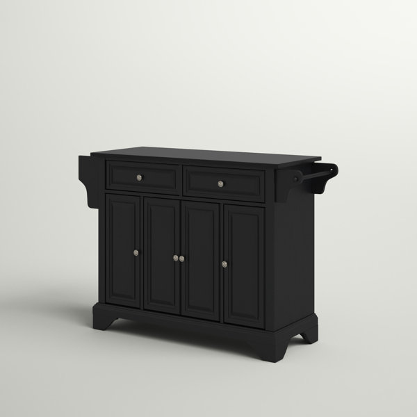 Three Posts™ Royce Granite Kitchen Island & Reviews Wayfair